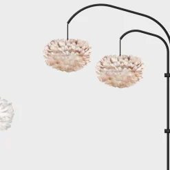 UMAGE Eos medium pöytävalaisin valkoinen/harjattu teräs