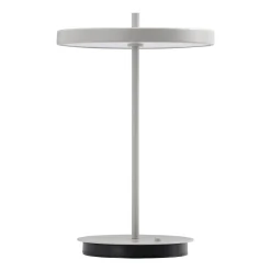 UMAGE LED ladattava pöytävalaisin Asteria Move sumu harmaa uni, 31cm