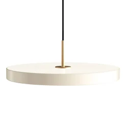 UMAGE LED-riippuvalaisin Asteria Medium helmiäis/messinki Ø 43 cm