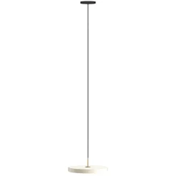 UMAGE LED-riippuvalaisin Asteria Medium helmiäis/messinki Ø 43 cm