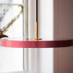 UMAGE LED-riippuvalaisin Asteria Medium, ruusukulta/messinki, Ø 43 cm