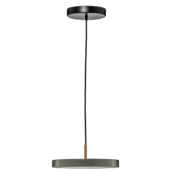UMAGE LED-riippuvalaisin Asteria Mini, vaaleanvihreä/messinki, Ø 31 cm
