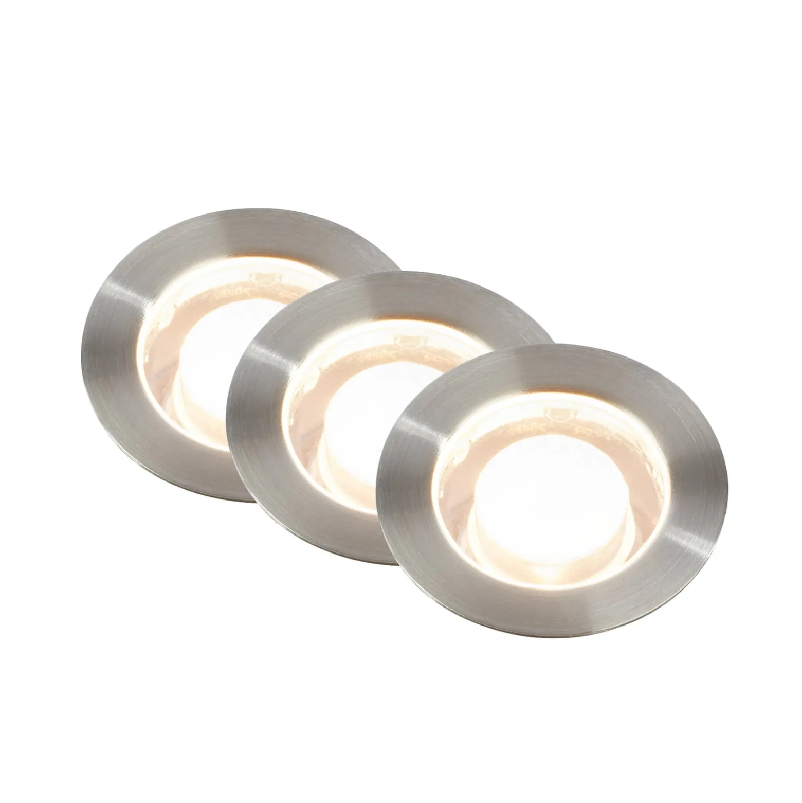 Upotettava LED-kohdevalaisin 3915032 IP67 12 V, 3 kpl, 4,5 cm, ruostumaton teräs