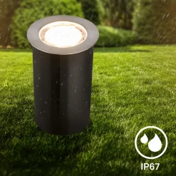 Upotettava LED-kohdevalaisin 3917032 IP67 12 V 3-paikkainen laajennus, Ø 4,5