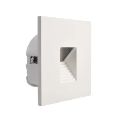 Upotettava LED-seinävalaisin SET Alwaid, valkoinen 8 x 8 cm, taso 2700 K