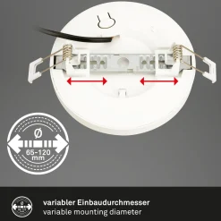 Upotettava LED-valaisin 7609 3,000K/4,000K Ø 14 cm