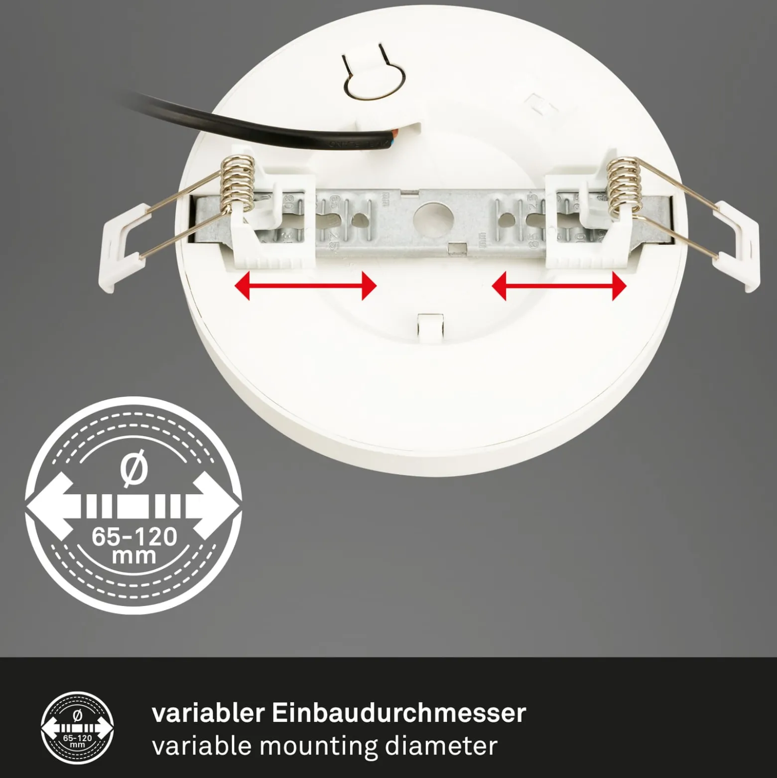 Upotettava LED-valaisin 7609 3,000K/4,000K Ø 14 cm