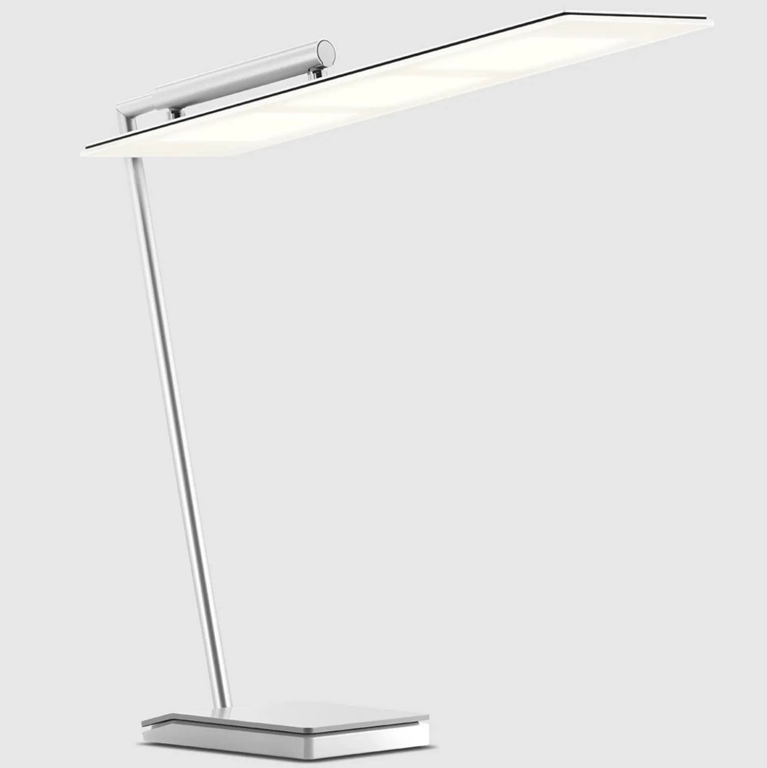 Valkoinen OMLED One d3 -OLED-työpöytävalaisin