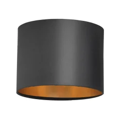 Varjostin Alba, Ø 20 cm, E27, musta/kulta