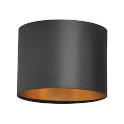 Varjostin Alba, Ø 20 cm, E27, musta/kulta