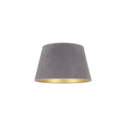 Varjostin Cone korkeus 18 cm, harmaa/kulta