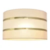 Varjostin Helen E27 Ø25/korkeus 15 cm ecru-kulta