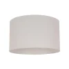 Varjostin, väri Ivory, kermanvärinen, halkaisija 60 cm, korkeus 35 cm, kangas