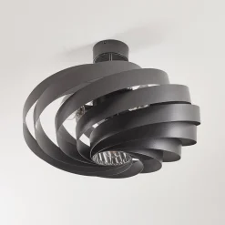 Vento kattovalaisin, musta, Ø 60 cm, metalli, E27