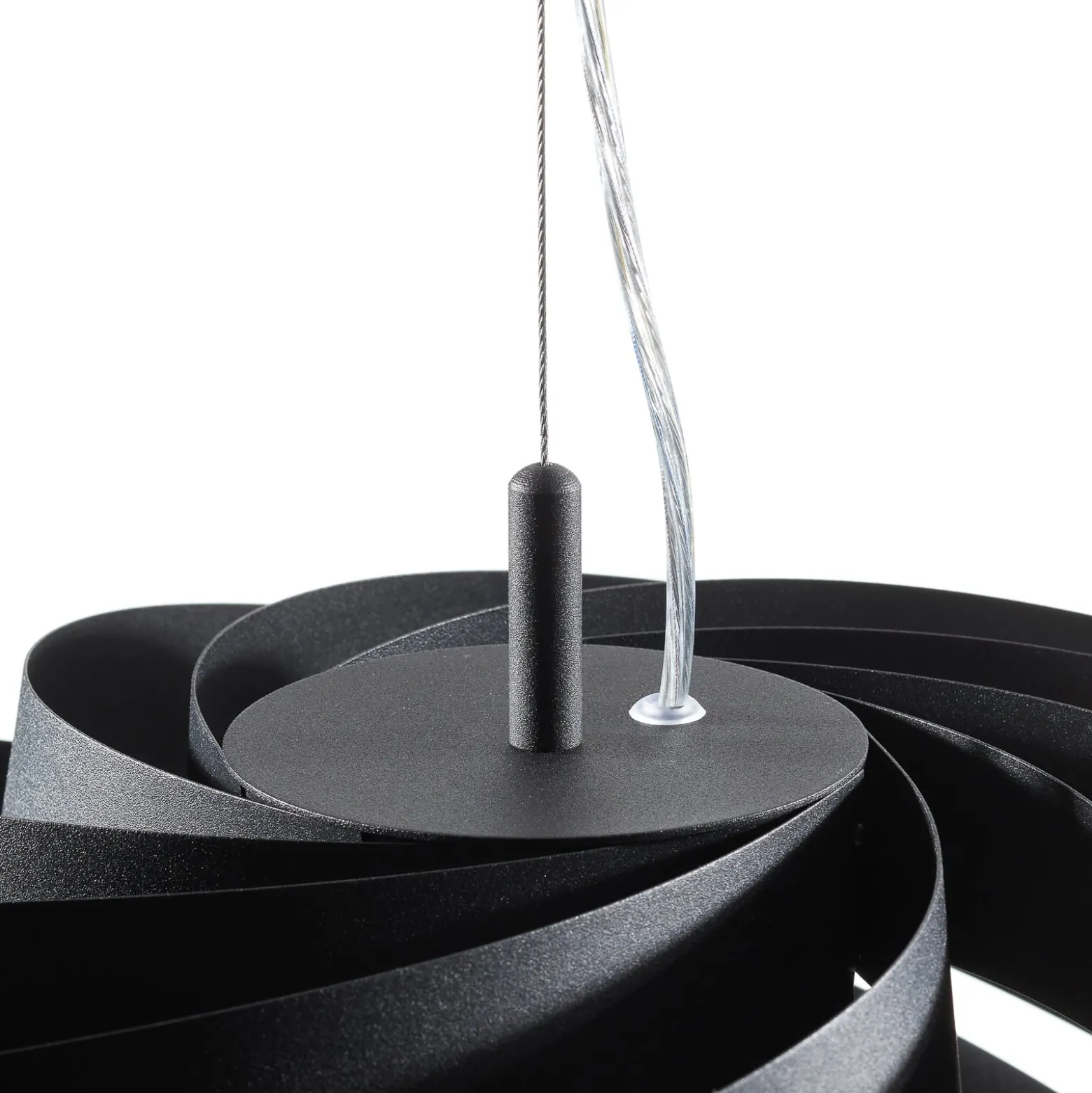 Vento riippuvalaisin, musta, Ø 60 cm, metalli, E27