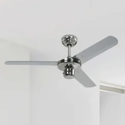 Westinghouse -kattotuuletin, teollisuuskäyttöön, kromi, hiljainen, 122 cm