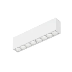 WEVER & DUCRÉ LED-kattovalaisin Linoo 8.0, mattavalkoinen metalli
