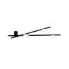 WEVER & DUCRÉ LED-kattovalaisin Perlez Spin 1.0 musta 927