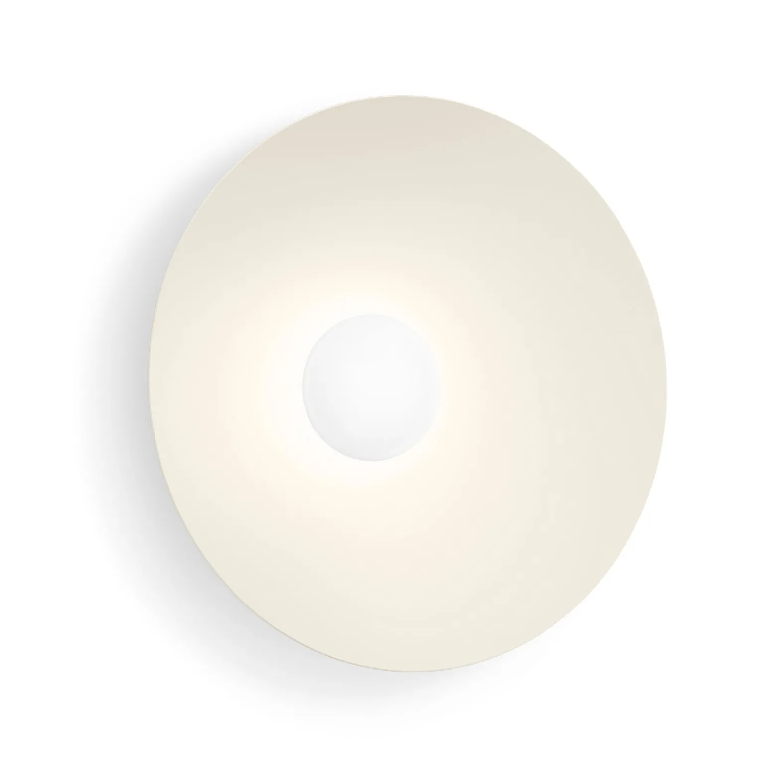 WEVER & DUCRÉ LED-seinävalaisin Clea 2.0 beige Ø 50 cm 2700 K