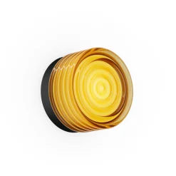 WEVER & DUCRÉ LED-seinävalaisin Hajo musta/keltainen, värilämpötila 2700 K