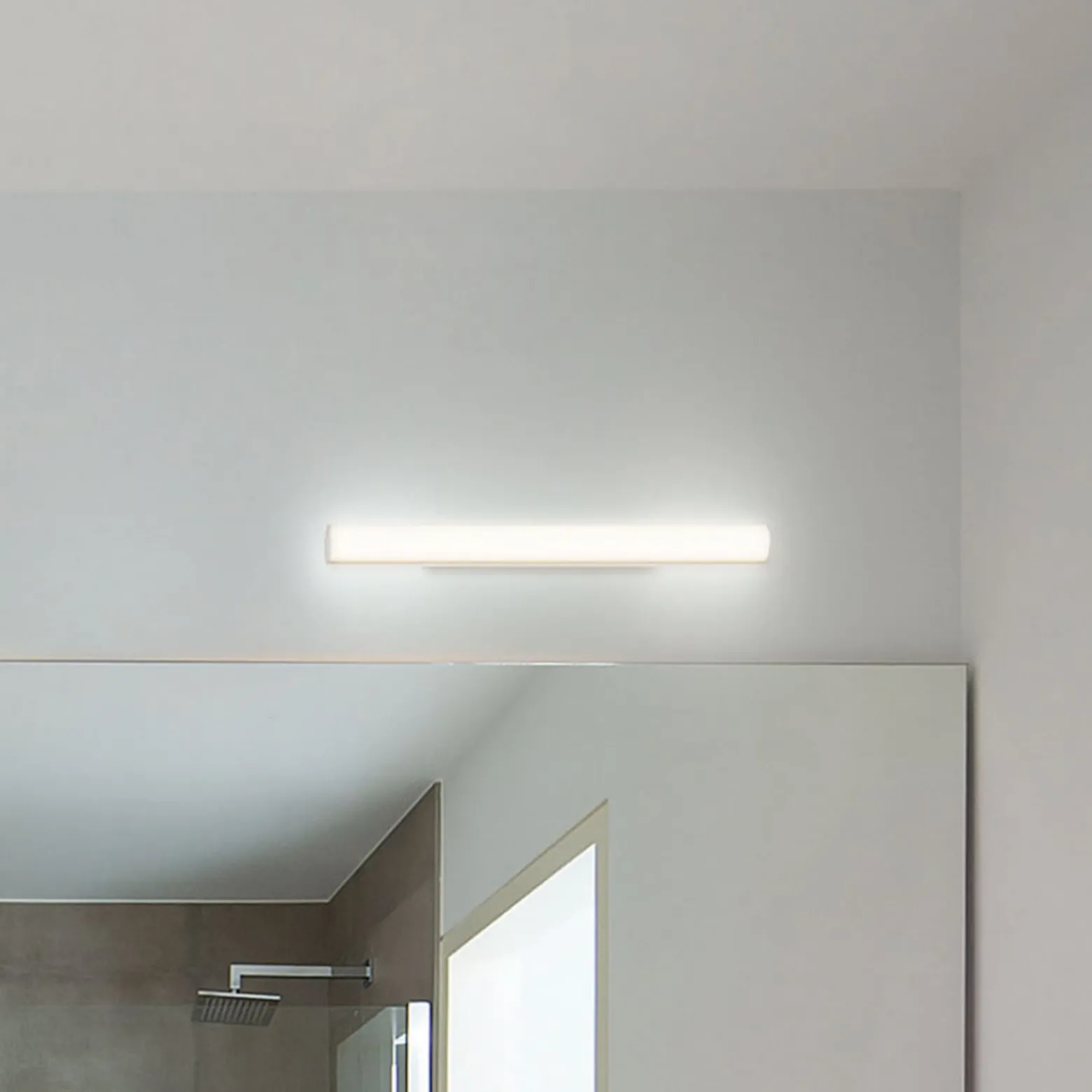 WEVER & DUCRÉ LED-seinävalaisin Mirba 2.0 musta/valkoinen 61 cm IP44