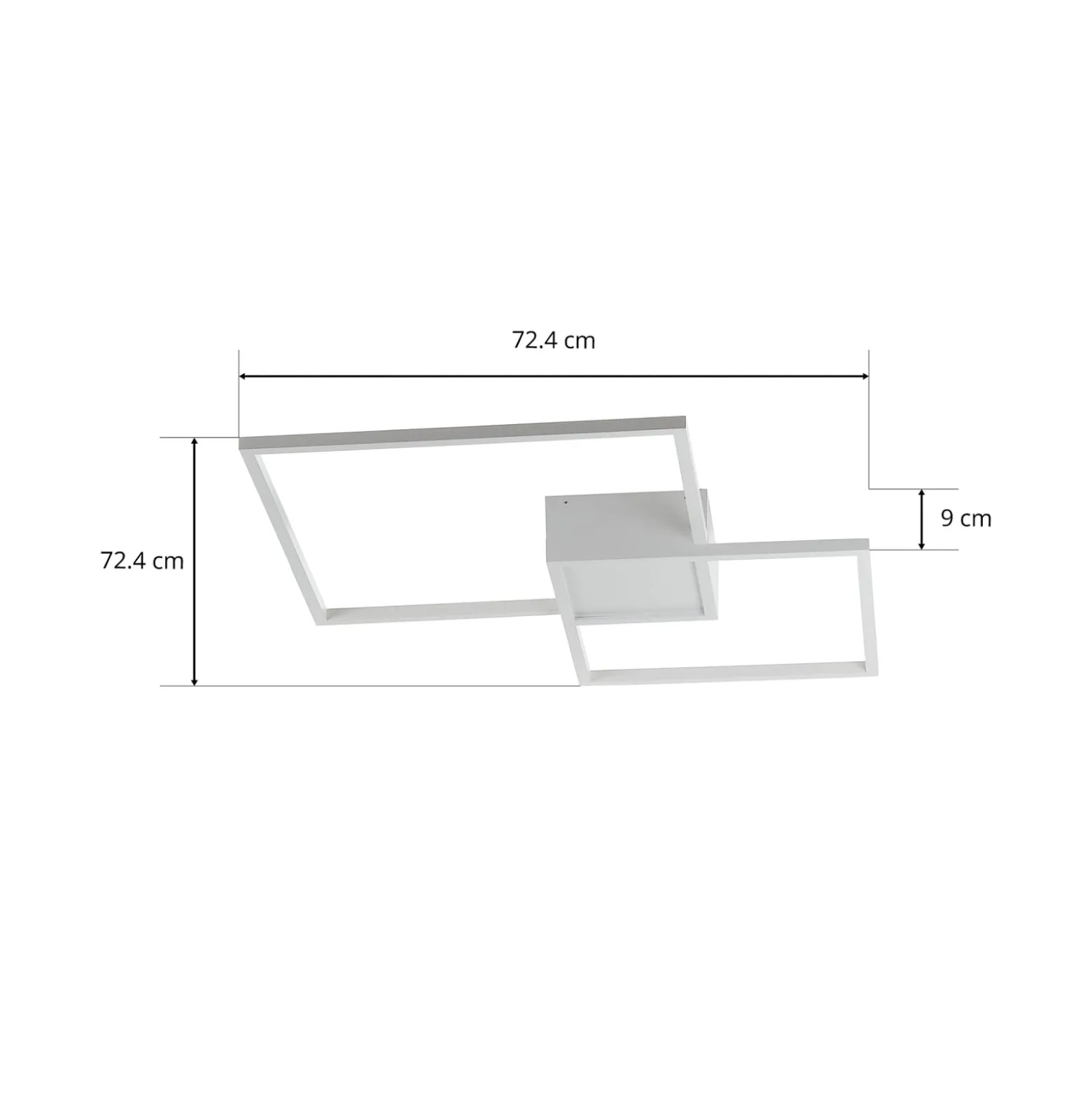 WEVER & DUCRÉ Venn 1.0 Ceiling 38W 2,700K valkoinen