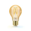 WiZ A60 LED-lamppu Wi-Fi E27 7W keltainen CCT