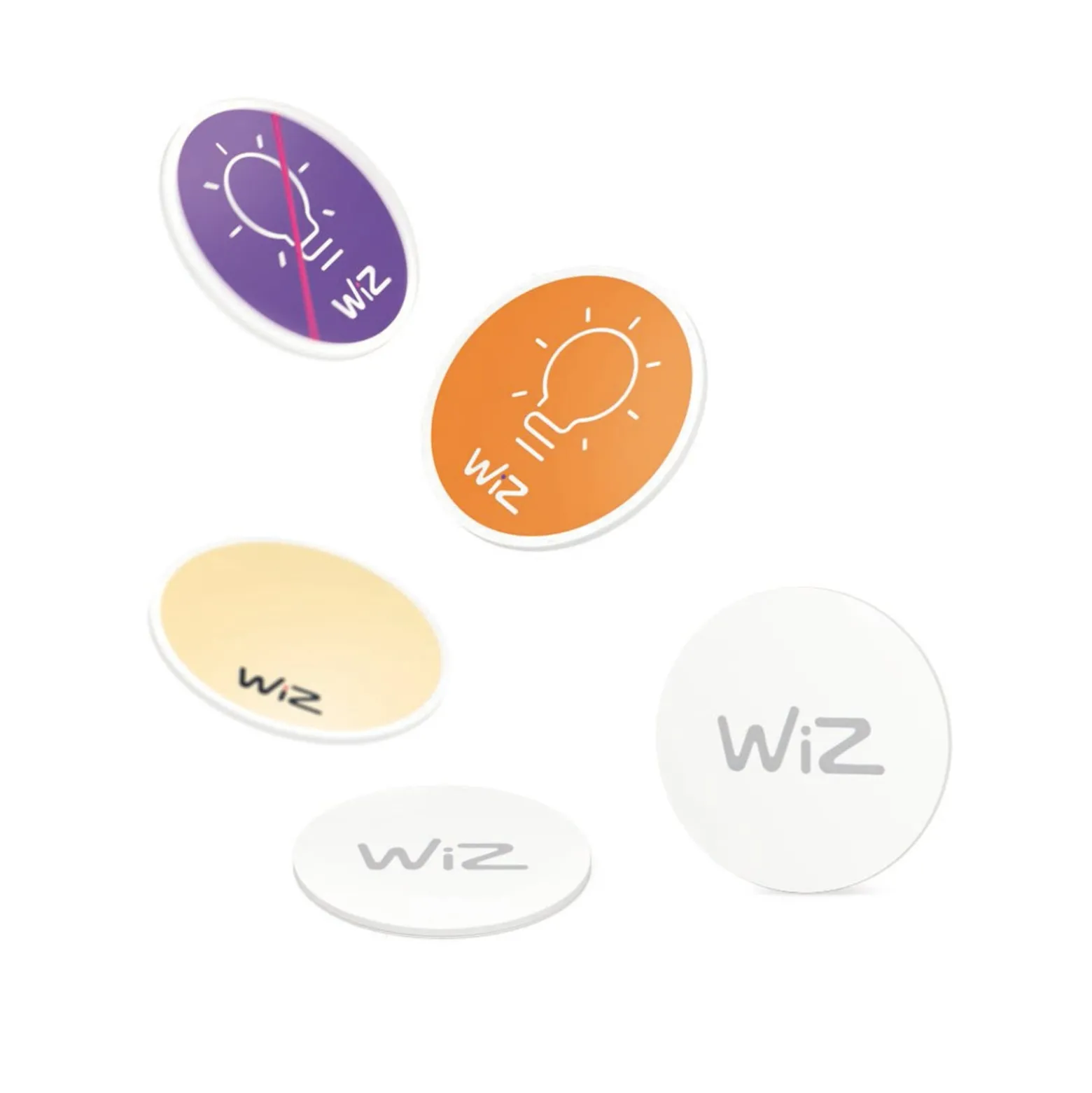 WiZ NFC Tag, itseliimautuva, erillinen, 4 kpl