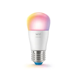 WiZ P45 LED-lamppu E27 4,9 W tippa satiinipinnoitettu RGBW