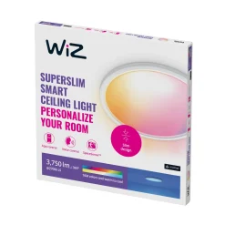 WiZ SuperSlim LED-kattovalaisin RGBW Ø54cm valkoinen