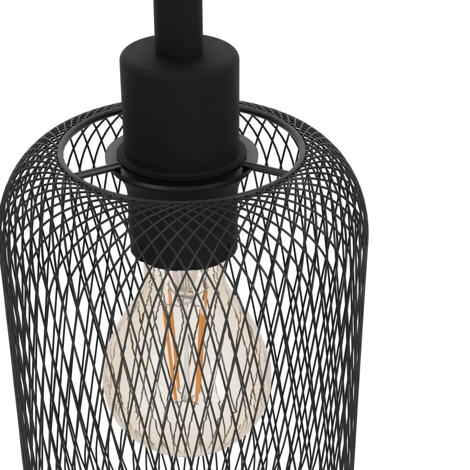 Wrington-riippuvalaisin, pituus 74 cm, musta, 3-valo, teräs