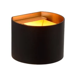 Xio LED-seinävalaisin, leveys 13 cm, musta