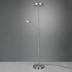Ylöspäin suunnattu LED-valaisin Franklin, lukulamppu, mattanikkeli