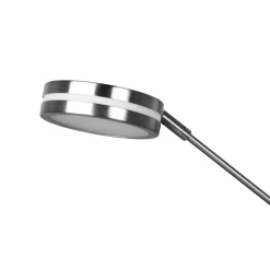Ylöspäin suunnattu LED-valaisin Franklin, lukulamppu, mattanikkeli