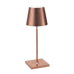 Zafferano Poldina mini akkulamppu, kupari